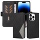 thumbnail image 2 of Funda Cartera para iPhone 14 Pro Max con Tarjetero Soporte y Correa Negro, 2 of 6