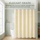 thumbnail image 5 of REGALWOVEN Conjunto de Cortinas de Ducha Texturizadas con Geometría, Incluye 12 Ganchos, Tela Impermeable Moderna Lavable a Máquina para Decoración de Baño Beige 71"W x 71"L, 5 of 7