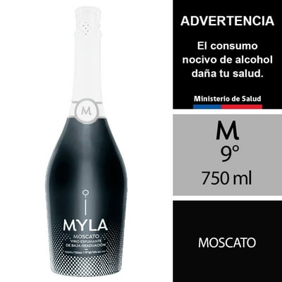 Espumante Moscato 9° Botella 750 Ml Myla