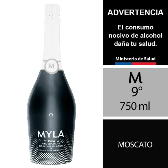 Espumante Moscato 9° Botella, 750 ml