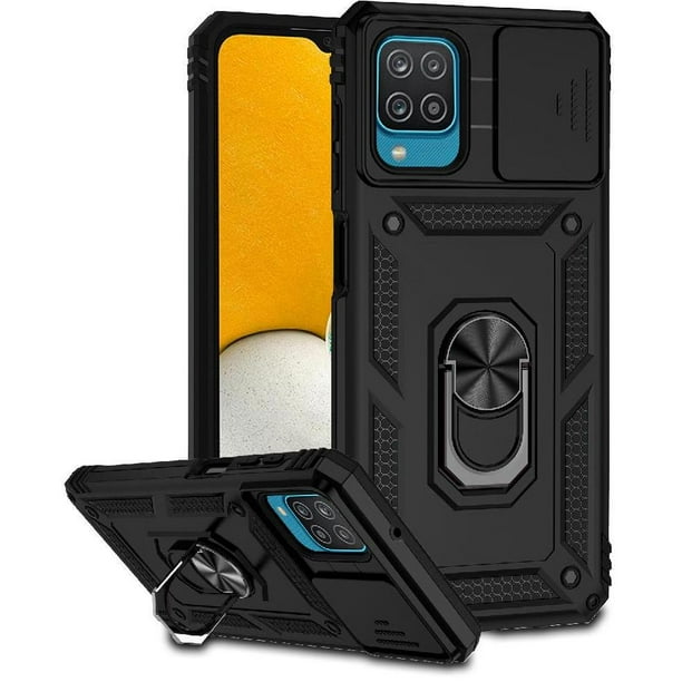 Estuche GANGXUN para Samsung Galaxy A12, soporte giratorio 360°, estilo mecánico y magnético