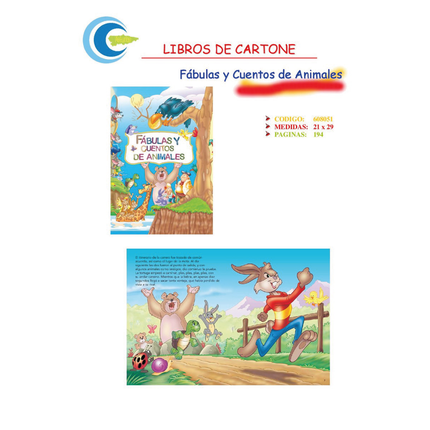Mestas Ediciones - Libro Fabulas Y Cuentos De Animales