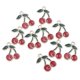 thumbnail image 4 of 10 piezas colgantes de cerezo encanto encajan diy collar pendiente de joyería que hace artesanías, 4 of 5