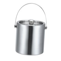 Bothyi - Cubo De Hielo De Acero Inoxidable De Doble Pared Aislado Para Enfriar Cerveza Champán 2L