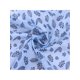 thumbnail image 4 of INSPIRE CHIC Bufandas de Algodón Mezclado con Estampado Floral para Mujer, 21.7x21.7" Pequeño Pañuelo Cuadrado de Flores Pañuelo para el Cuello Mini Hoja-Azul Claro, 4 of 6
