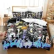 thumbnail image 1 of Game The World Ends With You Bedding Set Boys Girls Size Sakuraba Neku Duvet Cover Pillowcase Bed Kids Adult Bed Sheets, 1 of 5