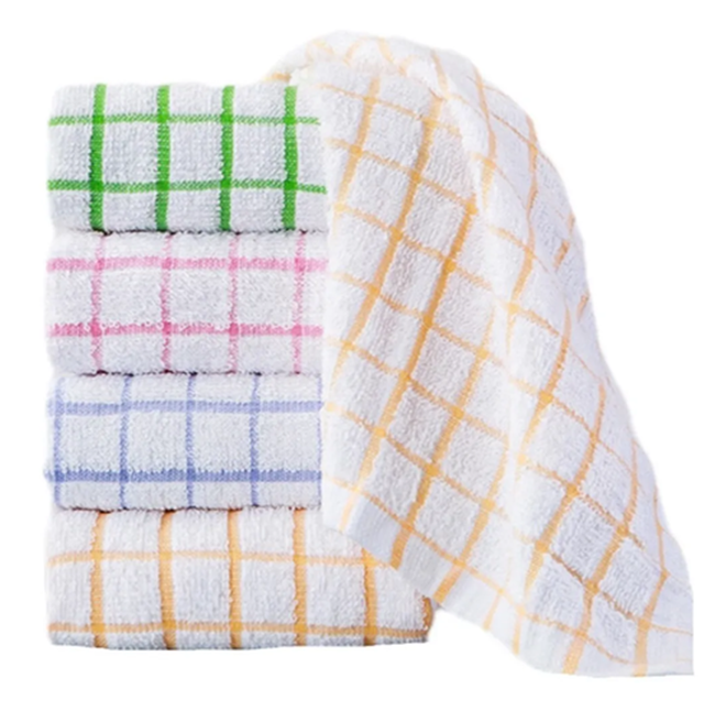 Genérico - Set 12 Paños De Cocina Toallas Gruesas 85G Bl-01