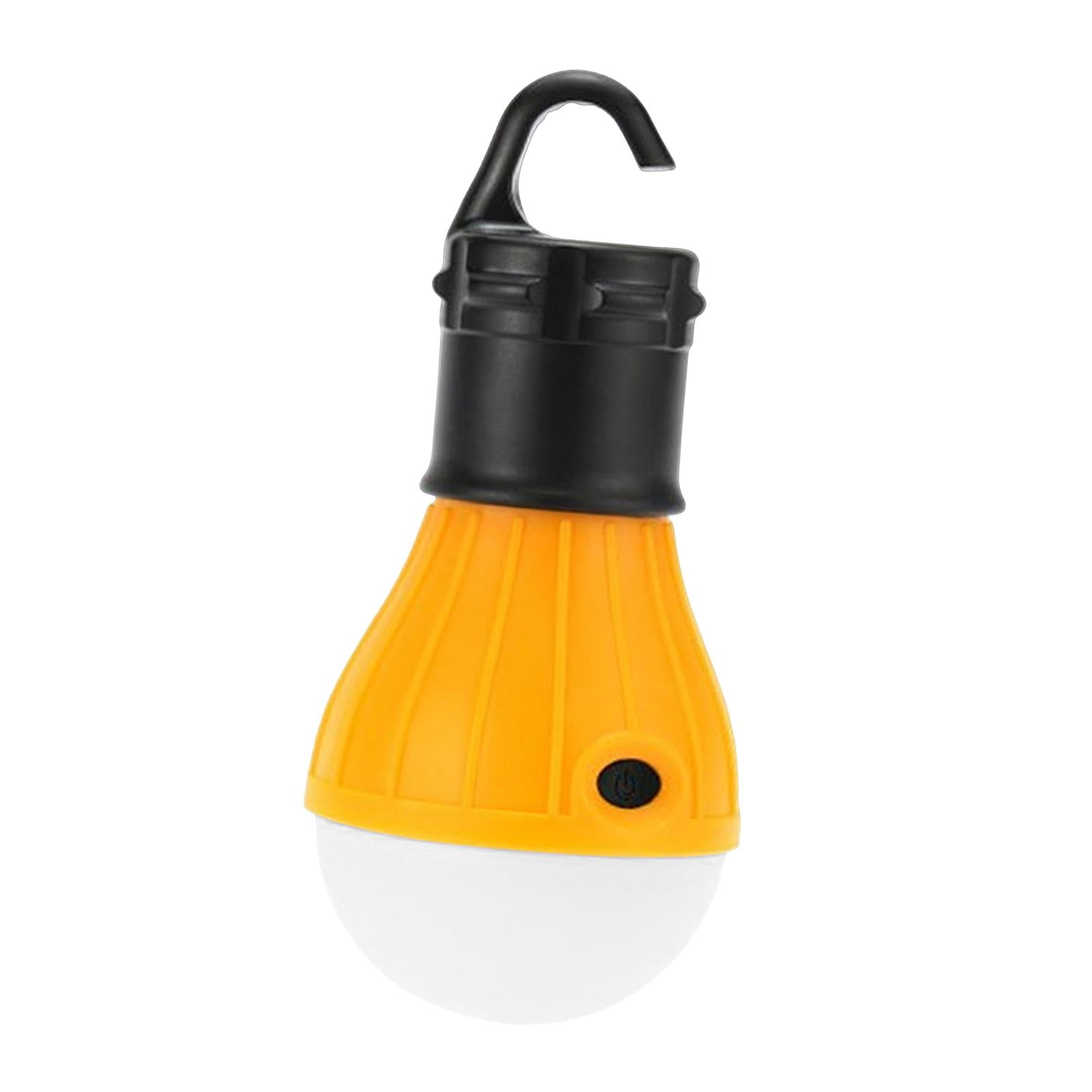 Magideal - Linterna Para Acampar, Luces Para Tienda De Campaña, Bombillas Con Gancho, Luz Nocturna, Luz Led Portátil Para Tienda De Campaña, Luces De Emergencia Amarillo