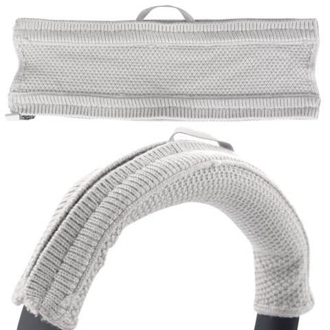 Funda Para Diadema Miruchertter Pxc550 Tejida Gris 23 X 8 Cm