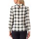 thumbnail image 3 of INSPIRE CHIC Blusas de Mujer para el Trabajo con Cuello de Lazo y Mangas Largas a Cuadros XS Beige Negro, 3 of 6