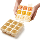 thumbnail image 1 of Cubeta Molde De Silicona Con Tapa Para Hielo Alimentos, 1 of 8
