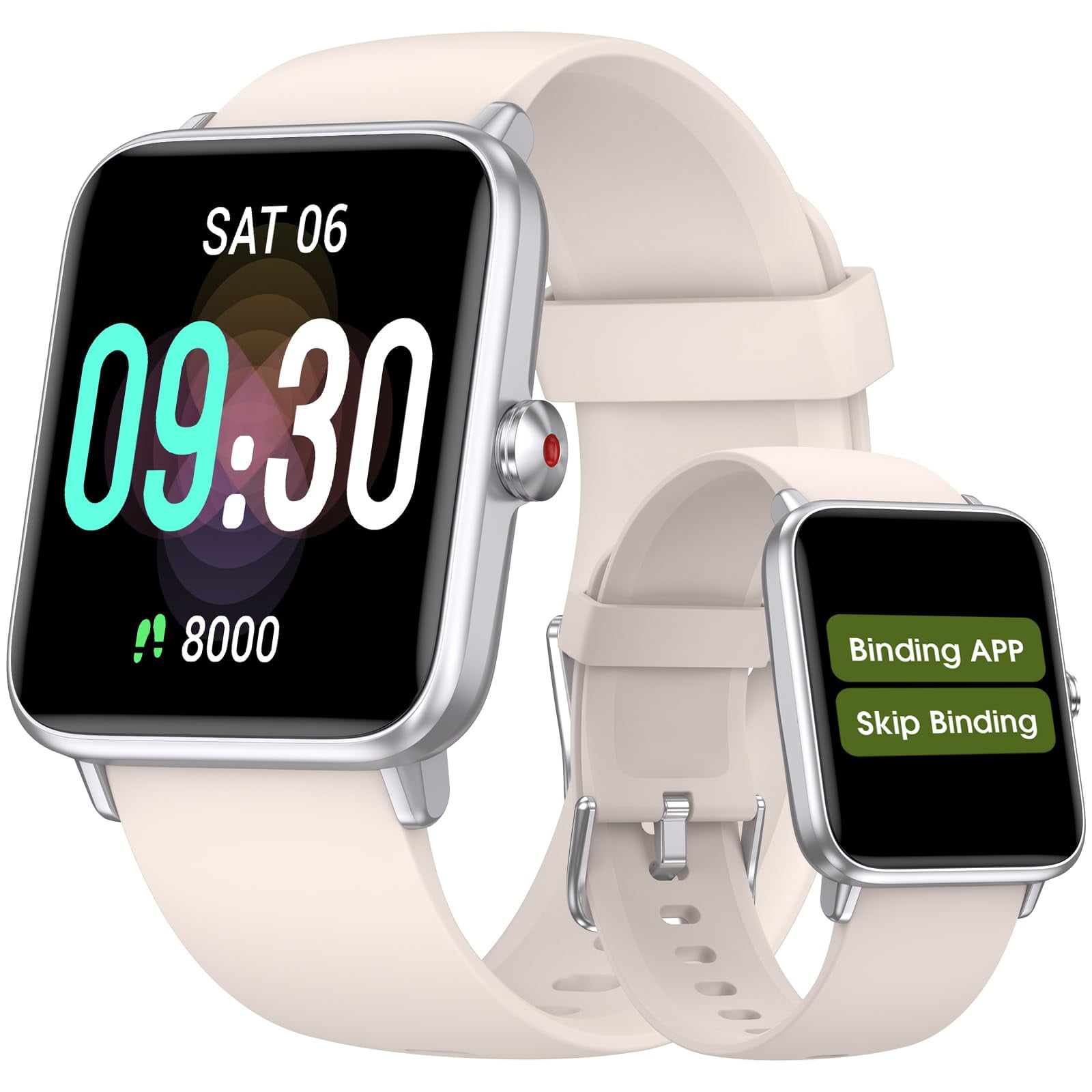 Reloj Podómetro Pautios, Apto Para Personas Mayores, Impermeable Y Fitness