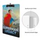 thumbnail image 3 of Legado de Superman Portapapeles de acrílico A4, tamaño carta estándar, carpeta con clip 31.8x 21.5CM para estudiantes, profesores y oficina, 3 of 6