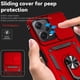 thumbnail image 4 of Estuche GANGXUN para Xiaomi Redmi Note 12 5G, soporte giratorio 360°, estilo mecánico y magnético, 4 of 5