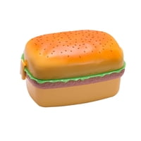Bothyi - Fiambrera Con Forma De Hamburguesa Para Microondas, Caja Bento Para Rectángulo De Almacenamiento De Alimentos Fríos O Calientes