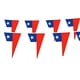 thumbnail image 2 of Guirnalda Banderines Triangulares Chile Fiestas Patrias 4m, 2 of 3