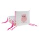 thumbnail image 3 of 6 Piezas Algodón Cuna Cojín Cama Infantil Cuna Protector Búho (Rosa), 3 of 5