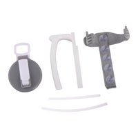 Magideal - Tapa Y Soporte Para Latas, Cubiertas Para Latas Con Tubo, Reutilizables, Fáciles De Sujetar, Soporte Portátil Para Latas De Bebidas Con Asa Para Fiest Gris