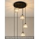 thumbnail image 4 of Candelabro Meimond de 6 Luces Negro con Cristal LED 100‑240 V, 4 of 9
