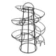 thumbnail image 3 of Espiral De Hierro Moderno Huevo De Almacenamiento Rodillo Rack Keeper Ahorro De Espacio 24 Huevos Negro, 3 of 3
