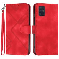 Funda Foxdock Para Samsung Galaxy A71 4G – Tipo Libro Con Soporte, Billetera, Correa Y Diseño Elegante