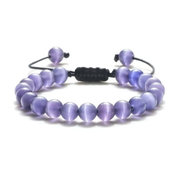 Pulsera Ojo de Tigre Purple Hombre Mujer Ajustable 2022
