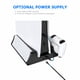 thumbnail image 5 of Base de refrigeración multifuncional para PlayStation 5 con muelle de carga para controles, soporte para auriculares y almacenamiento de discos, 5 of 9