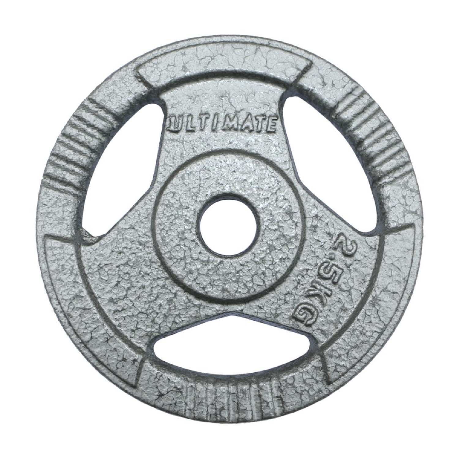 Ultimate Fitness - Disco Acero Con Agarres 2.5 Kg