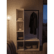 thumbnail image 4 of Closet Organizador Ropa Con Perchero LagoMuebles 80x40x140cm, 4 of 6