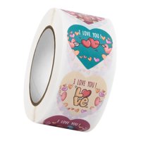 Bothyi - Pegatinas De San Valentín A Granel Para Manualidades, Pegatinas De Corazón De Amor Para Pared De Aniversario, Estilo B