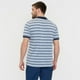thumbnail image 2 of Polera Hombre Piqué Rayas Azul Corona, 2 of 5