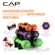 thumbnail image 3 of Set de Mancuernas CAP 3, 5, 8 lb de Neopreno con Soporte, 3 of 8