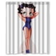 thumbnail image 1 of Cortina de ducha Betty Boop, juego de cortinas de baño con ganchos, tamaño 60 x 72 pulgadas, 1 of 3