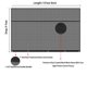 thumbnail image 2 of Pantalla de sombra para toldo de RV Gopper 9' x 15'3'' negra 230 GSM 600D, 2 of 9