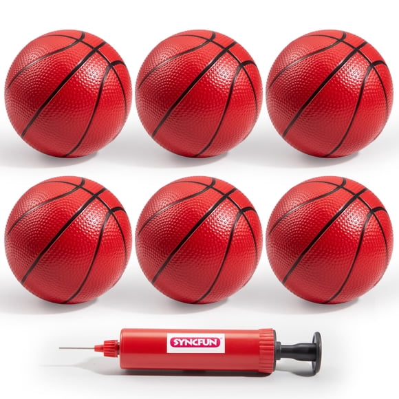 Set de minibaloncesto SYNCFUN 5 con bomba para niños mayores de 3 años