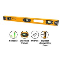 Nivel De 3 Burbujas En I 60Cm Ingco Hsl28060