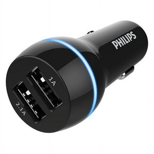 Cargador Celular Philips Doble P/Auto 3.1A 15.5W