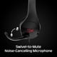 thumbnail image 4 of Cloud Stinger - Auriculares para juegos, ligeros, cómodos, con espuma viscoelástica, micrófono con cancelación de ruido giratorio para silenciar, compatibles con PC, PS4, PS5, Xbox One, Xbox Series X|, 4 of 7
