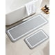 thumbnail image 1 of Alfombra de baño Furicher Soft Diatomaceous Earth, juego de 2 piezas, gris, 1 of 7