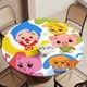 thumbnail image 5 of PLIM-theme Fitted Round Tablecloths Elastic Edged Table Covers Waterproof Table Cloth for Kitchen Holiday Party Tables Decor 120cm, 5 of 6