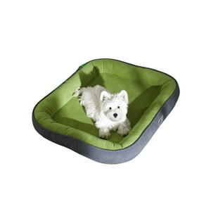 Crusec - Cama Para Mascotas Bordes Acolchados Tamaño Mediano L