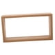 thumbnail image 4 of Caja De Sombras Con Boletos, Insignias Artísticas Con Cubierta De Vidrio, Vitrina De Madera Para Regalos, Marrón, 4 of 5