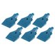 thumbnail image 4 of Rosca De 1/4 ", Boquilla De Soplado De Aire De Chorro De Aire Plano Spray 3 Agujeros Azul X6, 4 of 5