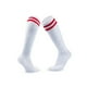 thumbnail image 1 of Calcetines Futbol Pack 10x Calidad A - Blanco Rayas Rojas, 1 of 2