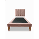 thumbnail image 3 of Cama Plaza Y Media Lineal Palo Rosa Felpa, 3 of 3