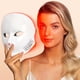 thumbnail image 1 of Mascarilla facial LED de terapia de luz NEWKEY, luz roja para arrugas, 1 of 8