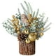 thumbnail image 1 of Hatisan de mesa para árbol de Navidad con adornos redondos rojos, 2 unidades, 1 of 3