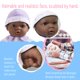 thumbnail image 3 of Muñeca JC Toys La Baby afroamericana de 40 cm con atuendo, 3 of 6