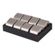 thumbnail image 4 of Organizador De Bandejas De Joyería Para Relojes Para Hombres, Para Encimera, Tienda, Dormitorio, Sala De Estar, Negro, 8 Almohadas, 4 of 5