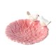 thumbnail image 3 of Bandeja Circular De Cerámica Para Baratijas De Anillo De 5 Pulgadas Con 2 Estatuas De Pájaros Para Decoración De Habitaciones, Color Rosa, 3 of 5
